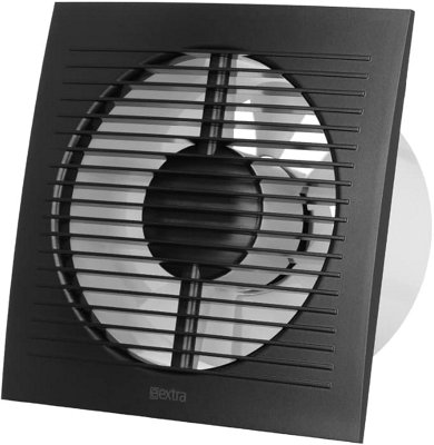 Anthracite Bathroom Extractor Fan 150mm from B&Q