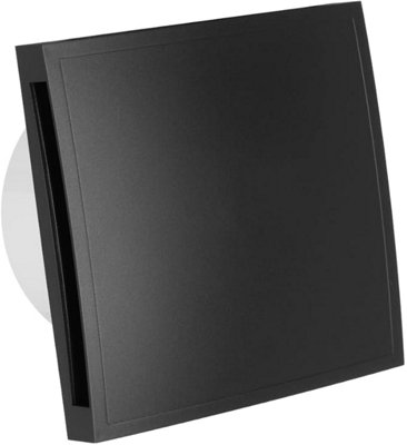 Stylish Bathroom Extractor Fan 150mm / With Anthracite Front Cover from B&Q