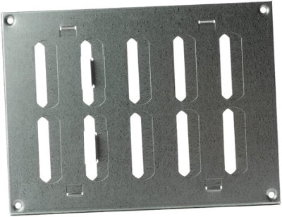 Galvanised Steel Air Vent Grille 200mm X 150mm With Shutter Flat Duct Cover from B&Q