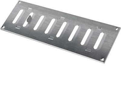 Galvanised Steel Air Vent Grille 300mm X 100mm With Shutter Flat Duct Cover from B&Q