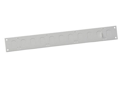 White Metal Air Vent Grille 400mm X 50mm With Shutter Flat Louvre Duct Cover from B&Q