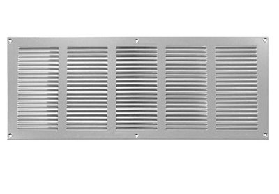 Galvanised Steel Air Vent Grille 500mm X 200mm Fly Screen Flat Duct Cover from B&Q