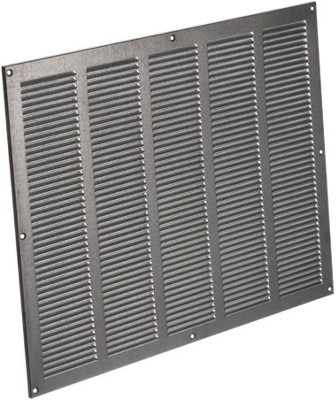 Galvanised Steel Air Vent Grille 500mm X 400mm from B&Q