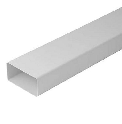 Rectangular Duct Channel 55mm X 110mm / 0.5M from B&Q
