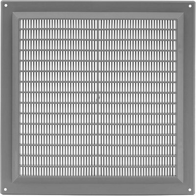 Grey Air Vent Grille 250mm X 250mm from B&Q