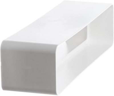 Rectangular Flat Channel Pvc Connector 220mm / 55mm from B&Q