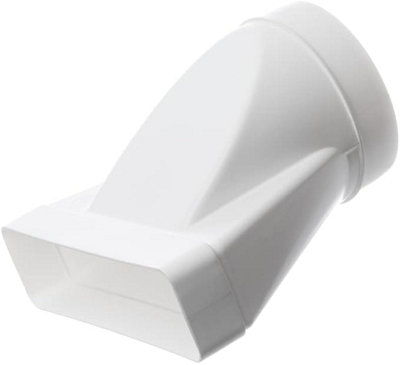 Rectangular Channel 200mm X 55mm / 125mm Duct Flange from B&Q