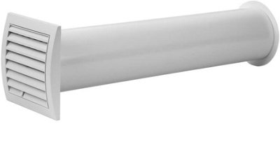 Wall Ventilation Set  125mm / 5" Tumble Dryer Vent KitPassive Ventilation Unit With Adjustable Airflow And Three Air Vent from B&Q