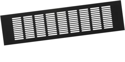Brown Aluminium Air Vent Grille 100mm X 400mm from B&Q