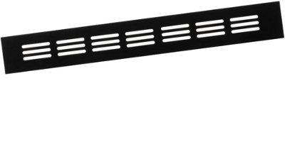 Brown Aluminium Air Vent Grille 40mm X 300mm from B&Q