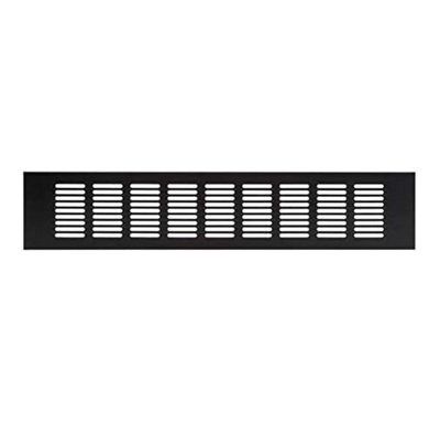 Brown Aluminium Air Vent Grille 60mm X 500mm from B&Q