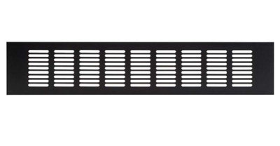 Brown Aluminium Air Vent Grille 80mm X 500mm from B&Q