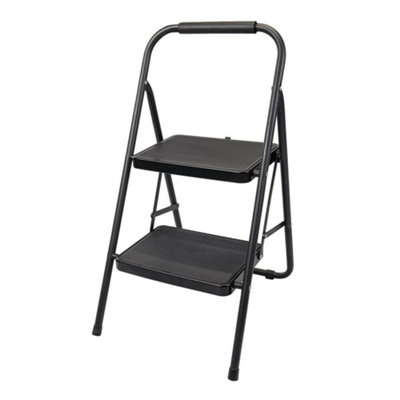 475mm 2x Wide Step Ladder Foldable Non Slip Steps & Feet 150KG Max ...