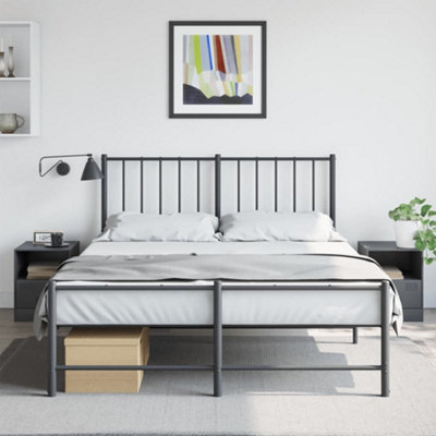 Berkfield Bedside Cabinets 2 Pcs Anthracite 34.5X39X44 Cm Steel from B&Q