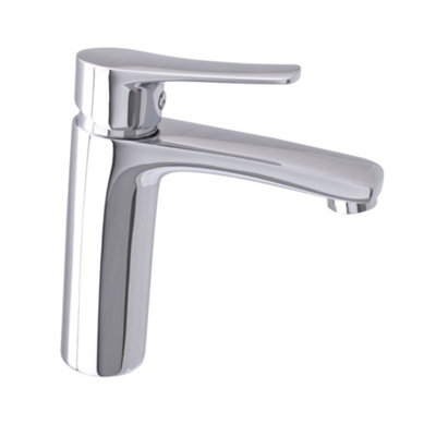 Hommix Rubineta Nica-18 Chrome Basin Tap from B&Q