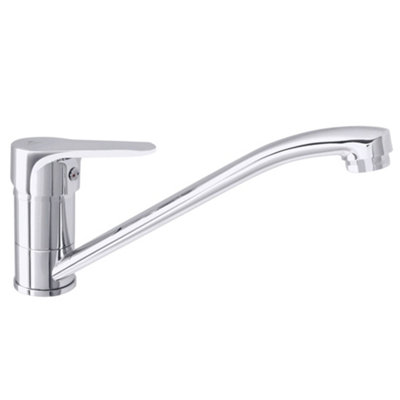 Hommix Rubineta Luka-20 Long Reach Chrome Kitchen Tap from B&Q