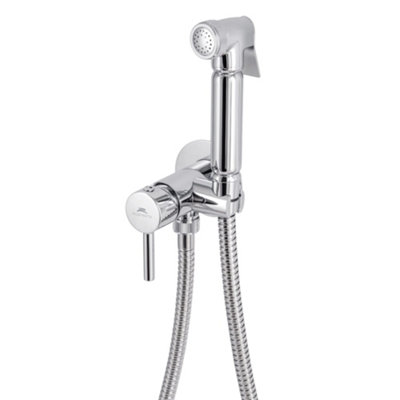 Hommix Rubineta Ultra Bathroom Bidet Mixer Chrome from B&Q