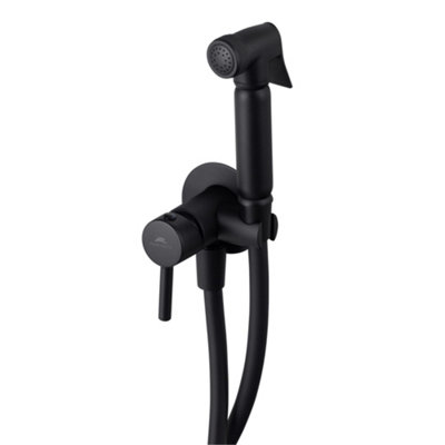 Hommix Rubineta Ultra Bathroom Bidet Mixer (Black) from B&Q