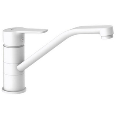 Hommix Rubineta Uno-20 White Kitchen Faucet from B&Q