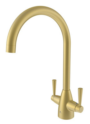Hommix Rubineta Avellino-33 (Gold)Kitchen Faucet from B&Q