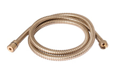 B&Q -  Rubineta Brass 150Cm Stainless Steel Shower Hose