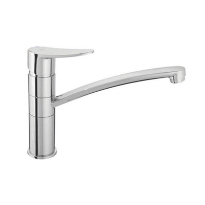 Hommix Rubineta Static-19 Long Reach Chrome Basin Tap from B&Q