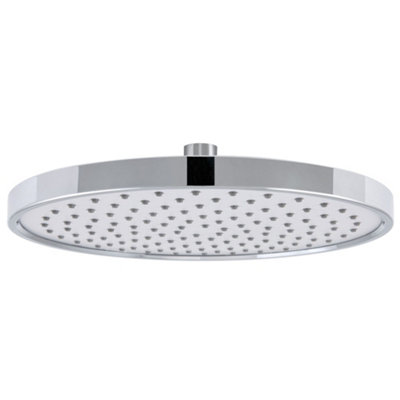 Hommix Rubineta River Round Chrome Shower Head from B&Q