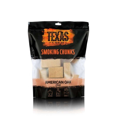 Texas Club Oak Smoking Chunks1Kg from B&Q