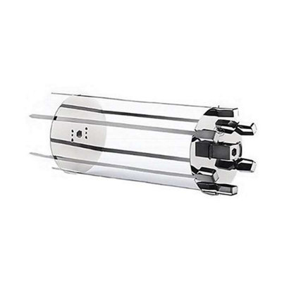 KAMADO BONO Rotisserie Rotating Skewers Set For Bono Media And Zalgiris Bbq Models 6 Skewers With Metal Stand from B&Q