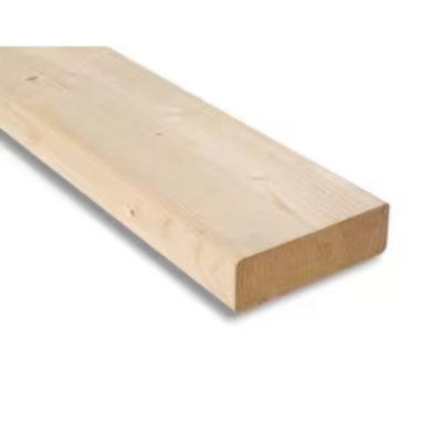 47mm x 125mm Sawn Treated Timber C16/C24 (5x2) 2.4m - Pack of 20