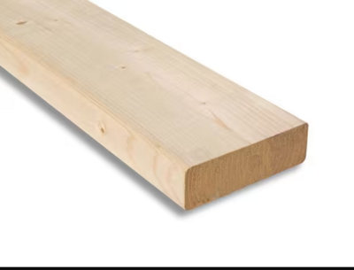 47mm x 175mm Sawn Treated Timber C24 (7x2) 3.6m - Pack of 10