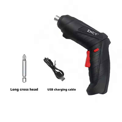 Cordless Power Screwdriver – Rechargeable Electric Screwdriver With LED Light, Comfortable Grip For Furniture Assembly And Door Lock Install