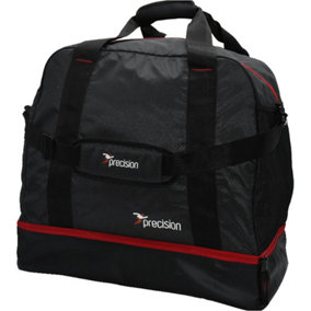 47x23x36cm Players Twin Kit Bag - GREY/RED 44L Boot/Shoe Compartment Football