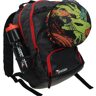 47x26x36cm Sports Back Pack & Ball Holder - GREY/RED 44L Training Gym ...
