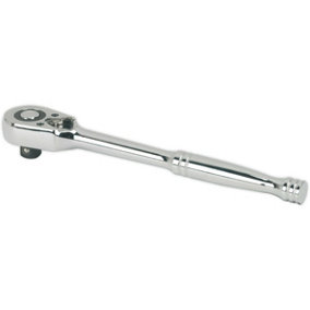 48-Tooth Pear-Head Ratchet Wrench - 1/2 Inch Sq Drive - Flip Reverse Mechanism