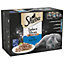 48 x 85g Sheba Select Slices Adult Wet Cat Food Pouches Mixed Fish in Gravy