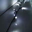 480 LED 38.3m Premier SupaBrights Indoor Outdoor Christmas Multi Function Mains Operated String Lights with Timer in Cool White