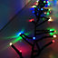 480 LED 6.2m Premier Christmas Outdoor Cluster Timer Lights in Multicoloured