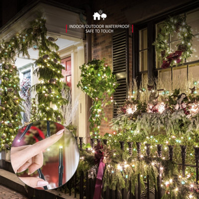 480 LED Cluster String Lights 6M Indoor/Outdoor Christmas Lights ...