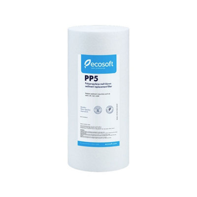 Hommix Ecosoft 10 Inch Pp Melt Blown Sediment (5 Micron) Replacement Filter from B&Q