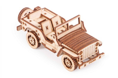 Wood Trick Jeep Wooden Model Kit from B&Q