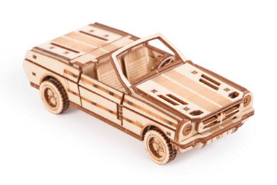 Wood Trick Cabriolet Wooden Model Kit from B&Q