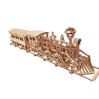 Wood Trick Locomotive R17 Wooden Model Kit from B&Q