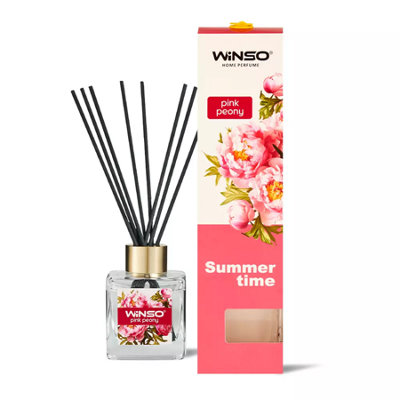 Winso Reed Diffuser Pink Peony Scent Summer Time Home Perfume 100Ml from B&Q