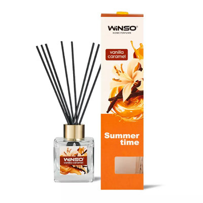 Winso Reed Diffuser Vanilla Caramel Scent Home Premium Perfume Scent 100Ml
