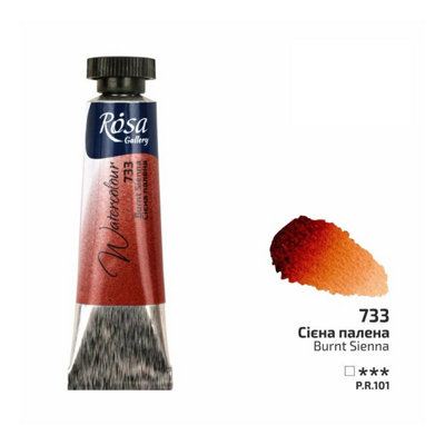 HSD Rosa Gallery Burnt Sienna Watercolour10Ml TubePremium Artist Quality from B&Q