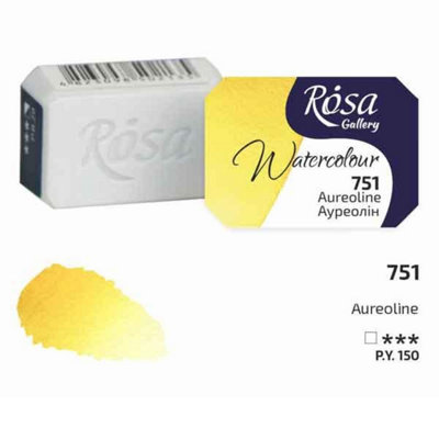 B&Q -  Rosa Gallery Aureoline Watercolour Pan2.5MlProfessional Artist Quality