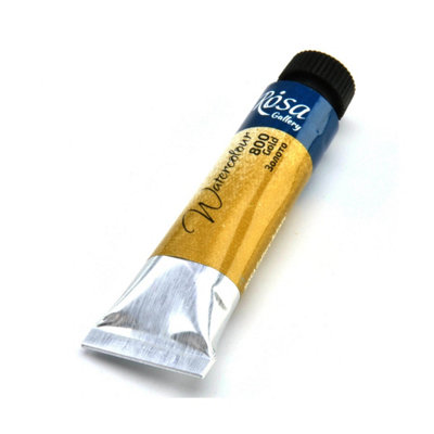 B&Q -  Rosa Gallery Gold Watercolour Paint Tube10MlPremium Artist Quality
