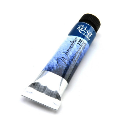 B&Q -  Rosa Gallery Indanthrene Grey Watercolour Paint Tube10MlPremium Artist Quality