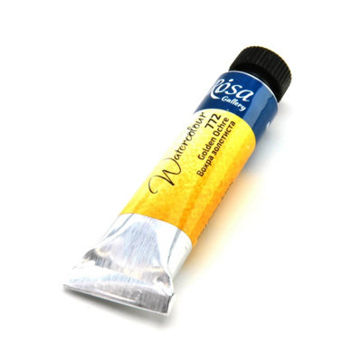 B&Q -  Rosa Gallery Golden Ochre Watercolour Paint Tube10MlPremium Artist Quality